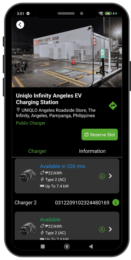 WeCharge Hyperfast Mobile App